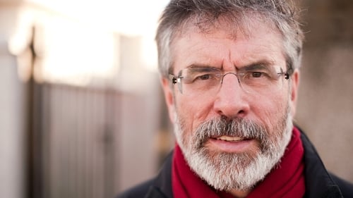 Gerry Adams said he knew he had committed no offence over the case