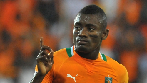 Salomon Kalou Ivory Coast away kit
