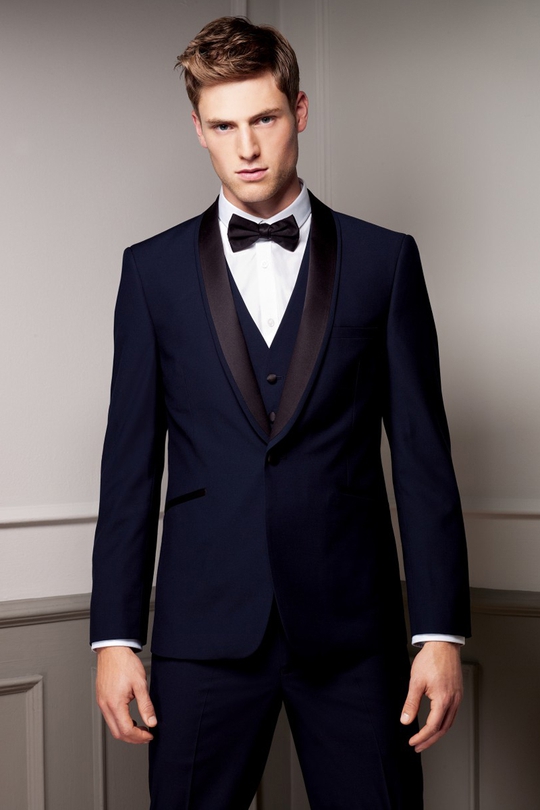 Navy blue #tux #tuxedo #menswear. | Posted by rowland330 on Mens ...
