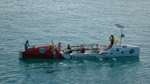 The Sara G overturned at 11am yesterday - (Pic: www.atlantic-odyssey.com)