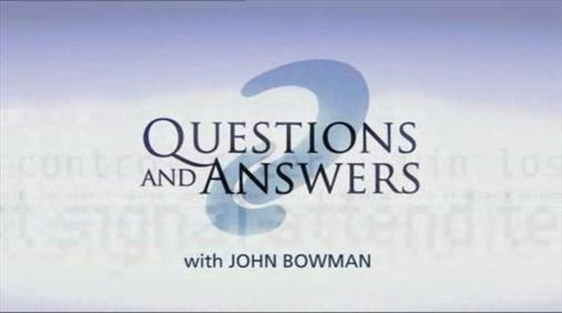 The opening title caption for 'Questions and Answers'.