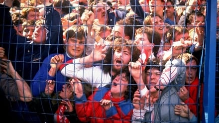 Liverpool fans at Hillsborough