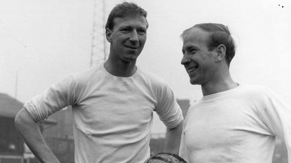 Jack Charlton (L) and brother Bobby