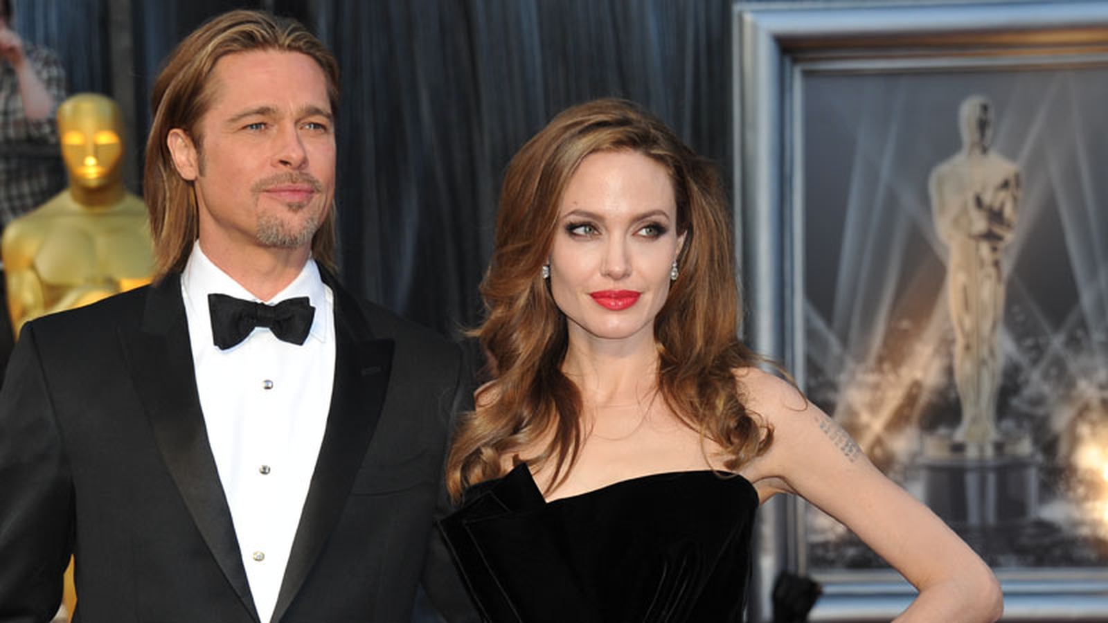 Angelina Jolie Wears Nude Louboutin Pumps with Vivienne Jolie-Pitt