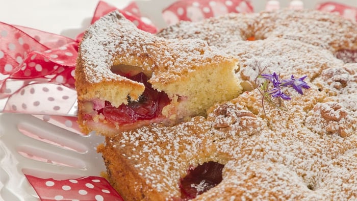 Almond Plum Cake