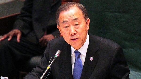 UN Secretary-General Ban Ki-Moon said the humanitarian situation in Syria is getting worse