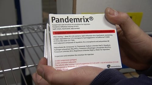 There are 80 reports of people vaccinated with the drug Pandemrix being diagnosed with narcolepsy