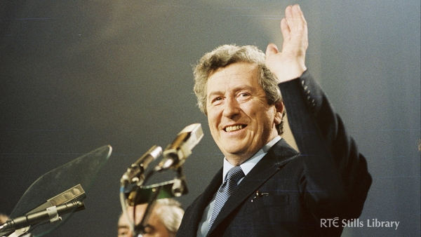 Garret FitzGerald at the Fine Gael Ard Fheis (1981)