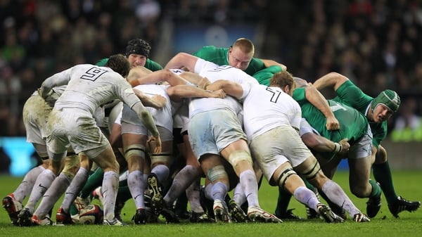 Ireland were dominated in the scrum by England
