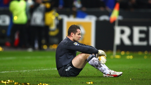 Shay Given after the Republic of Ireland's exit at the hands of Thierry Henry