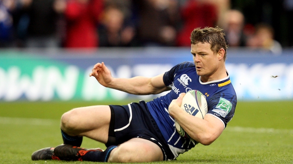 Brian O'Driscoll went over just before half-time for a rampant Leinster outfit