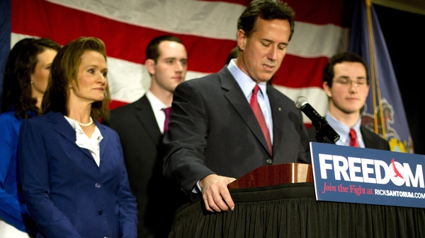 Rick Santorum made the announcement in his home state of Pennsylvania