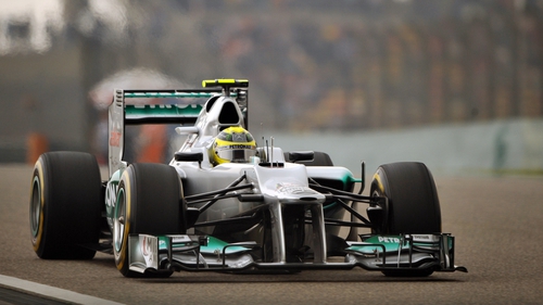 Nico Rosberg claimed pole at the 111th of asking
