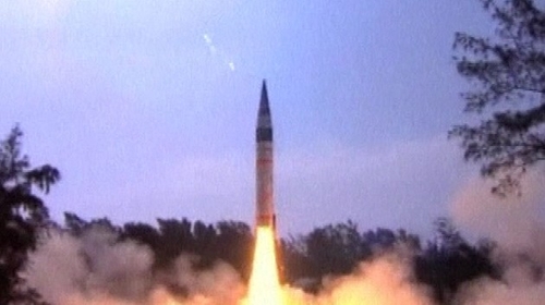 The rocket has a range of more than 5,000km