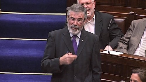 Gerry Adams called for debate on kind of Ireland people want to see in 21st Century
