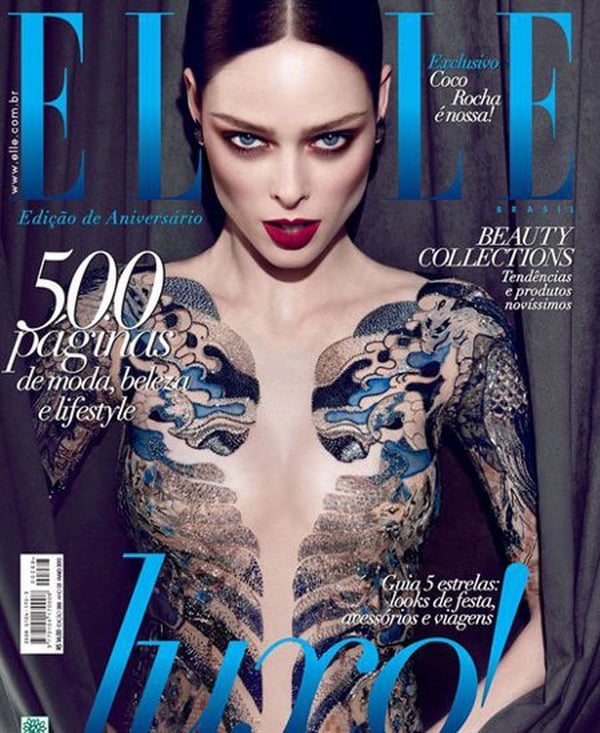 The Elle Brazil Cover which Coco is featured on