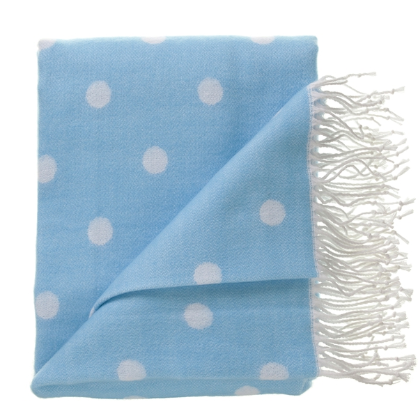 Polka dot throw €12 in store now