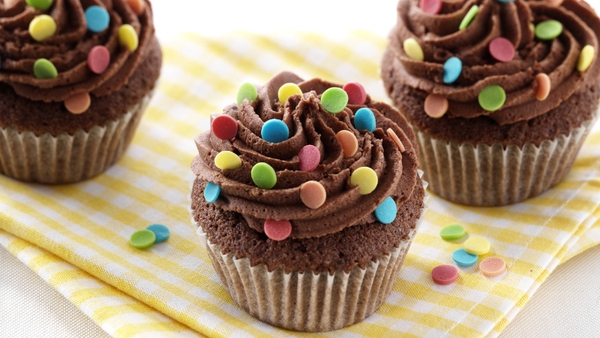 A twist on the original and classic chocolate chip cupcakes.