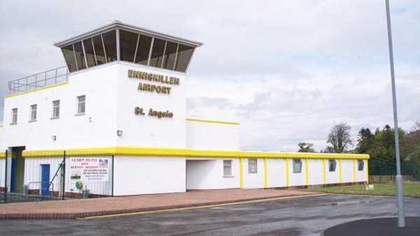 The package was found on a small plane at St Angelo airport in Fermanagh (Pic: www.enniskillen-airport.co.uk)