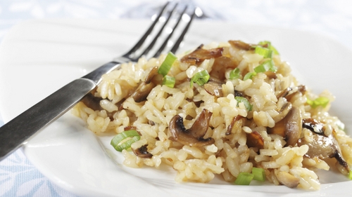 Chicken Chestnut Mushroom Risotto