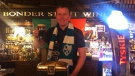Ed Leahy in the Dubliner Bar