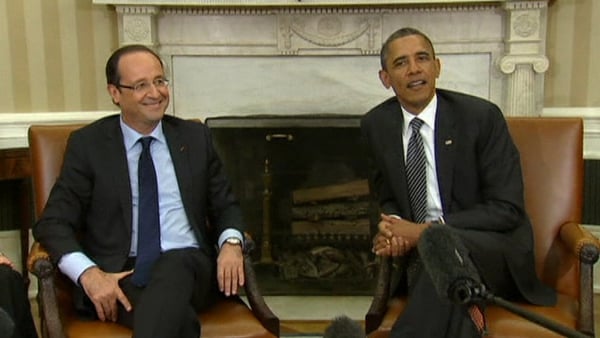 French President Francois Hollande meets US President Barack Obama