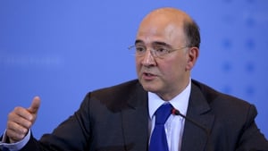 Pierre Moscovici said he expects Ireland to become first country to exit its bailout programme