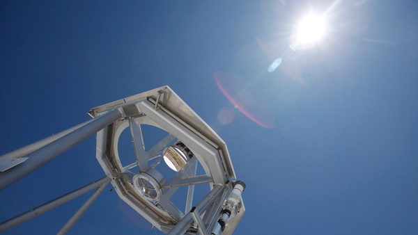 The solar telescope is the third largest in the world