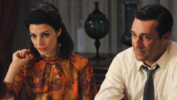 Jessica Paré and Jon Hamm look forward to an extended seventh season of Mad Men