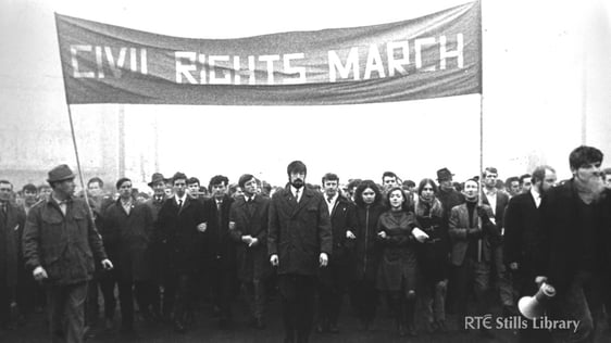 Civil Rights March Newry, November 1969
© RTÉ Stills Library 0122/073