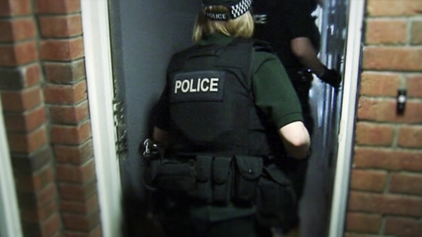 Searches were carried out at over 120 houses, apartments and flats on both sides of the border
