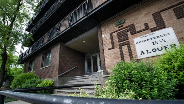 The Montreal apartment building where Mr Magnotta reportedly lived