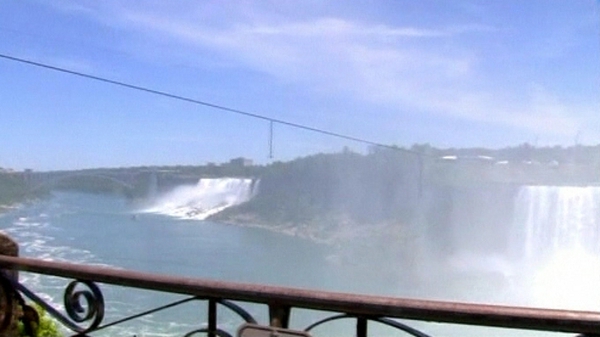 The incident marks the fourth time an adult is known to have survived going over the falls without protection