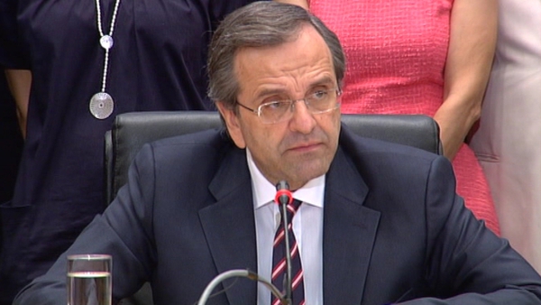 Greek Prime Minister Antonis Samaras says country determined to succeed