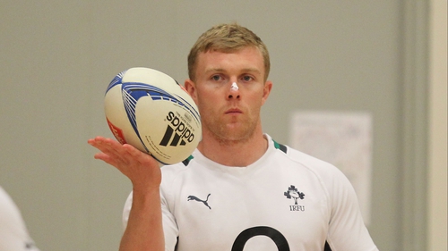 Keith Earls will start on the left wing for Ireland