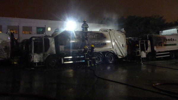 The fire at the Ballymount facility was brought under control just before 1am