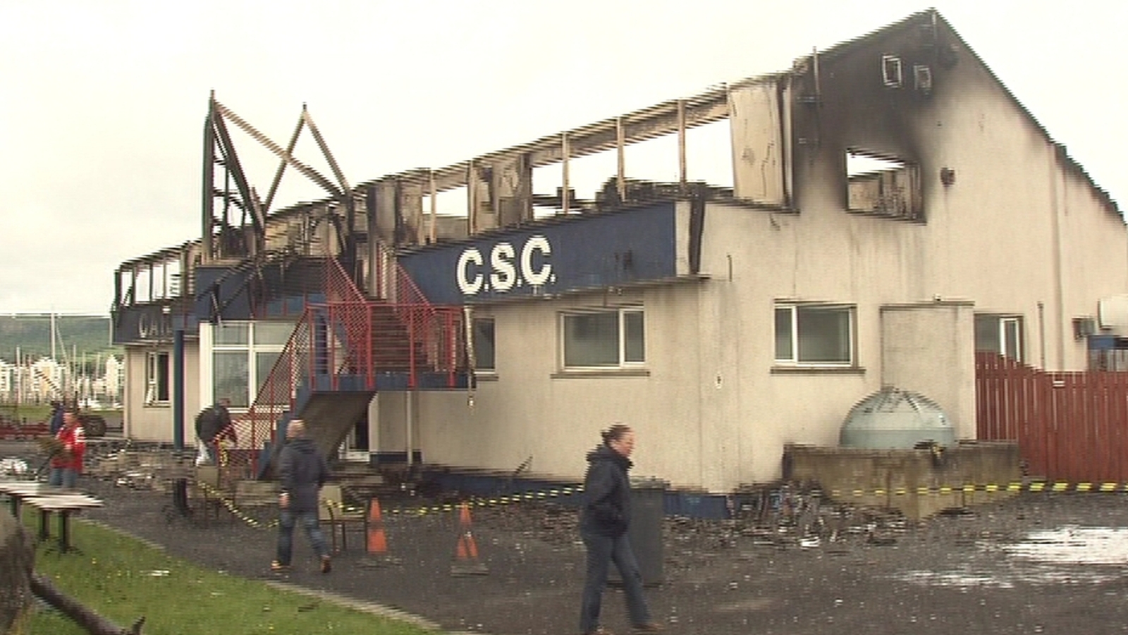 Antrim sailing club destroyed by fire