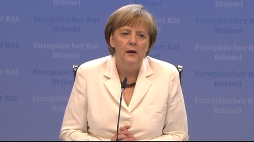 German Chancellor Angela Merkel remains popular due to her tough stance on the eurozone