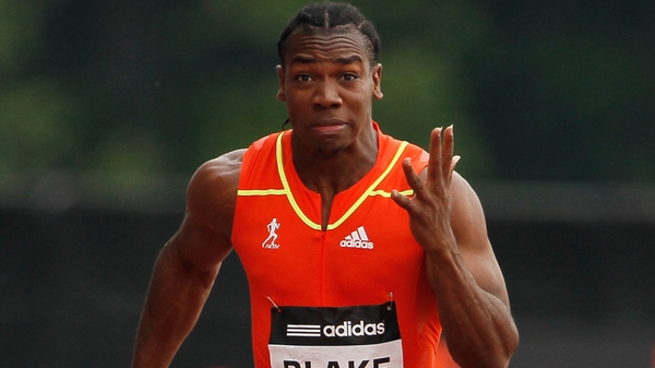 Yohan Blake's time of 9.75 seconds was the fastest in the world this year