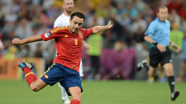 Xavi and Spain stand on the verge of greatness if they can get past the Italians in Kiev