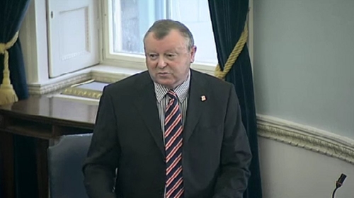 Drew Nelson said his presence in the Seanad was evidence of the Orange Order's desire to move on
