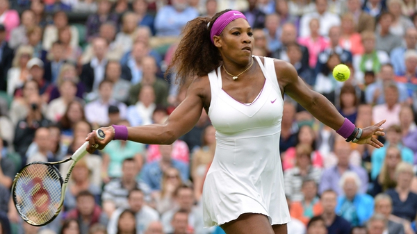 Serena Williams was in magnifcent form as she dumped out Petra Kvitova