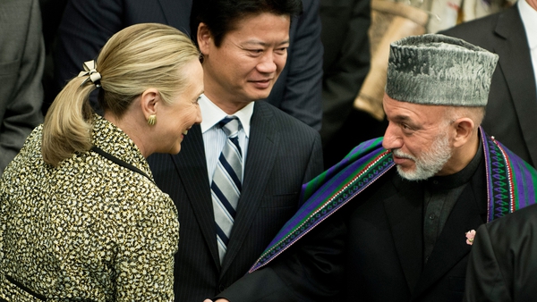 Hamid Karzai said that security remained a major problem in his country