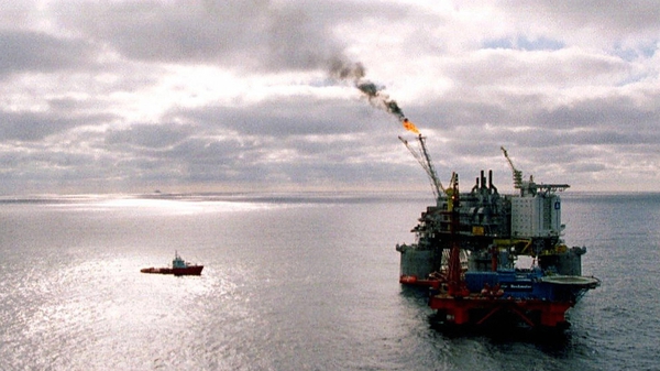 Norwegian offshore oil and gas workers went on strike over pay yesterday