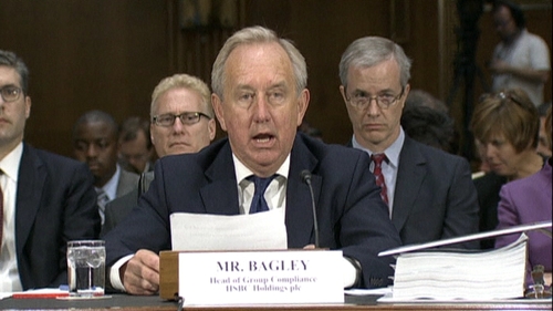 HSBC compliance executive David Bagley announced his resignation