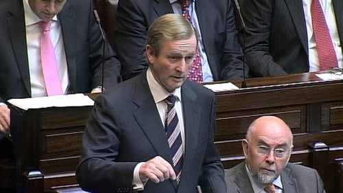Support for Enda Kenny fell to 38%