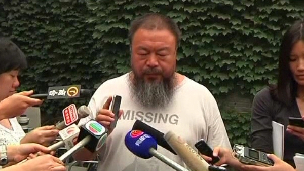 Ai Weiwei was barred from showing up in court to hear the case