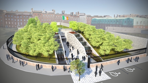 The monument will be erected beside the Garden of Remembrance in Parnell Square