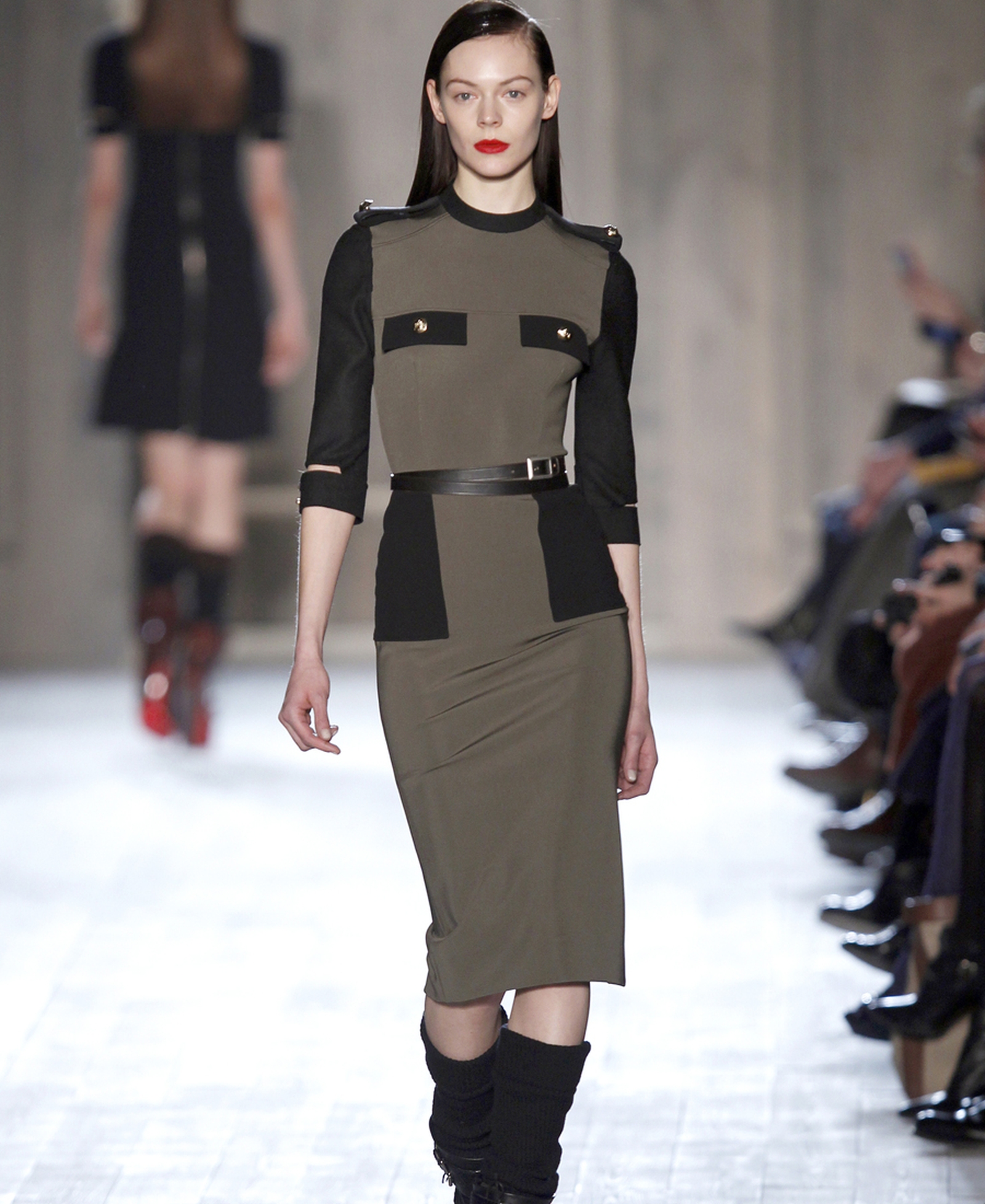 victoria beckham military dress