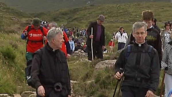 Archbishop of Tuam Dr Michael Neary led pilgrims with Papal Nuncio Archbishop Charles Brown